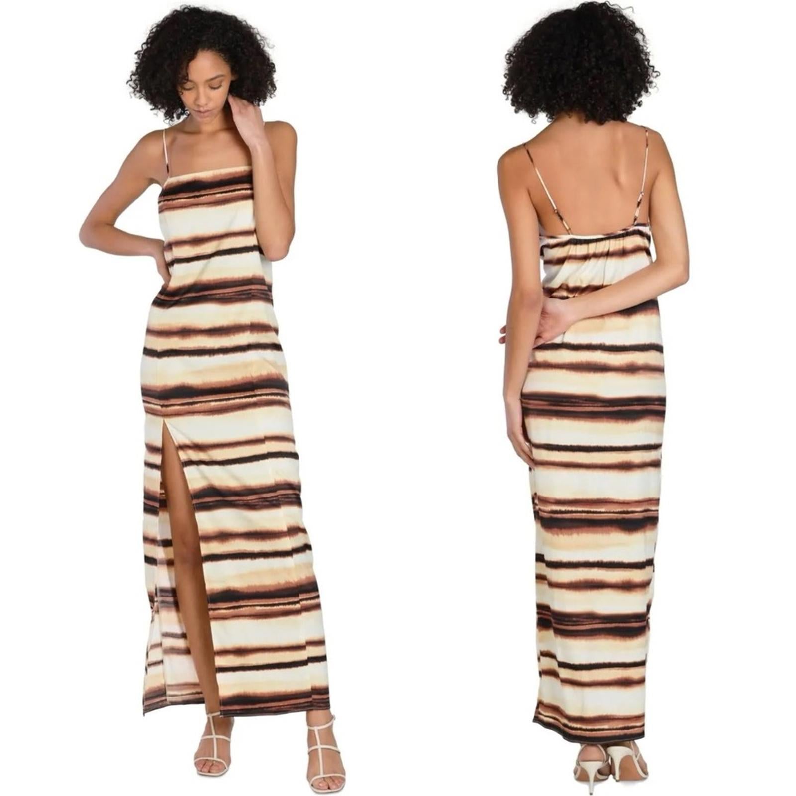 New BAR III x Nicole Williams English Printed Apron Dress, Size XXS New w/Tag