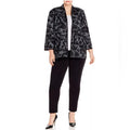Misook Plus Animal-Print Knit Jacket, NWT, Size 1X