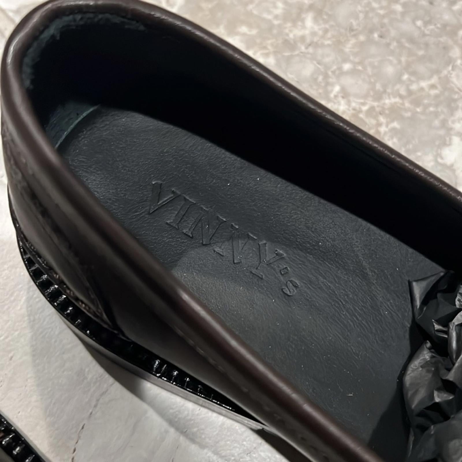 Vinny’s Townee Penny Loafers in Brown, Men's Size 40 New in Box