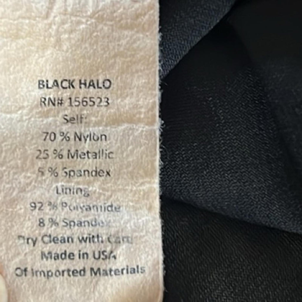 Black Halo Egan Gown Size 0 Retail $525