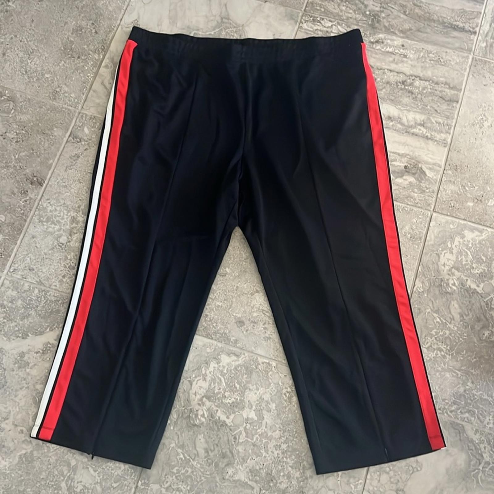 Wild Fable Black High-Rise Track Pants w/Zippered Slits, Size 3X New w/Tag