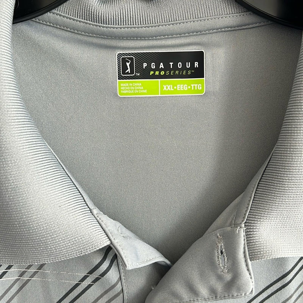 PGA Tour Pro Series Polo Shirt in Grey, Size XXL EXCELLENT!