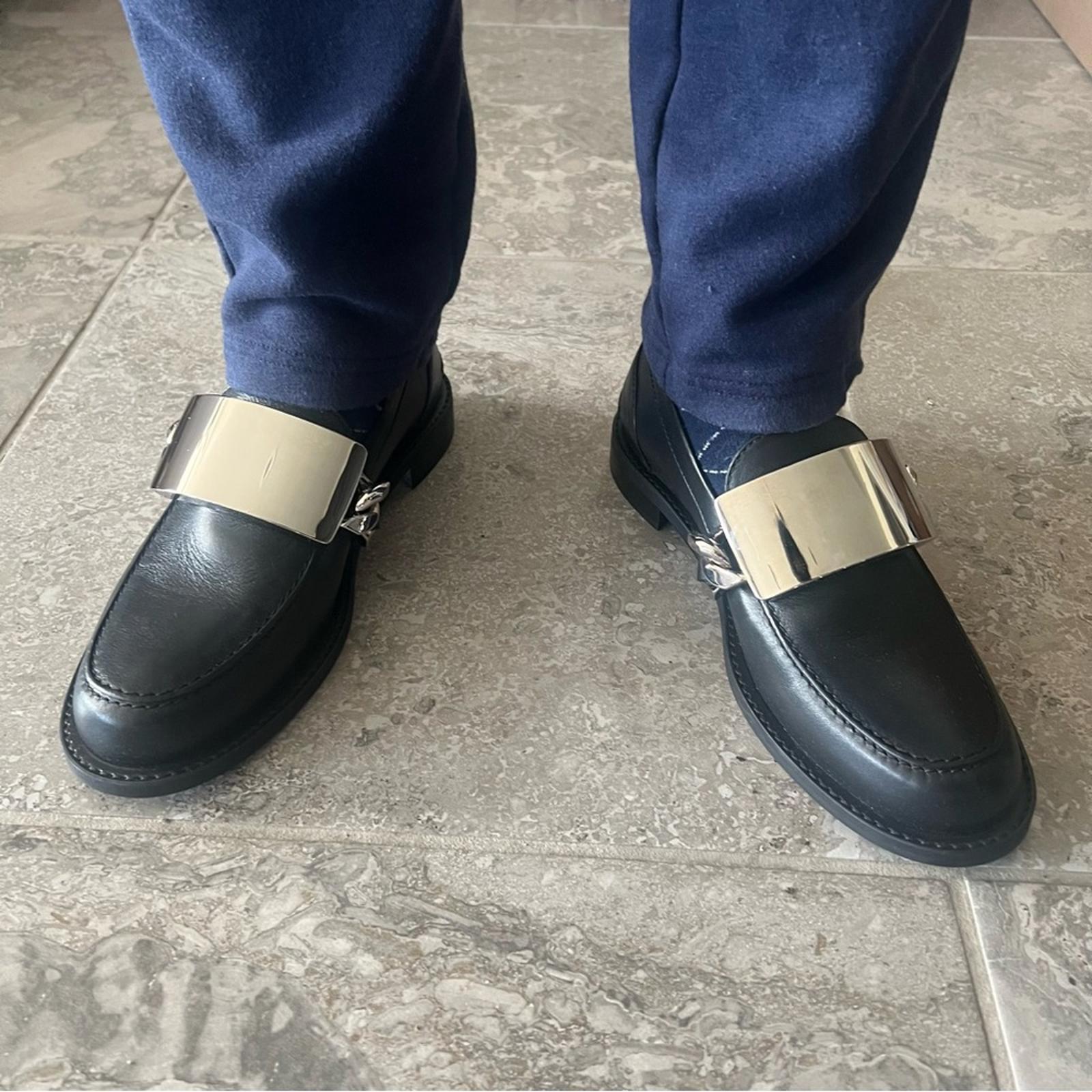 JW Anderson Logo-Engraved Leather Loafers in Black, Size 41 NEW in Box + DustBag