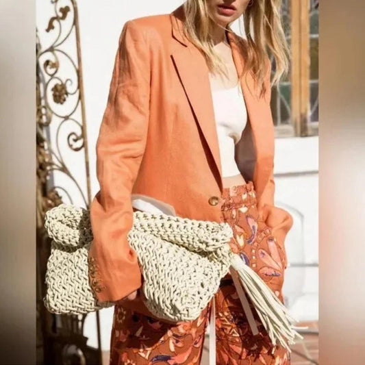 A.L.C. Arlo Linen Blazer, Size 0 New w/Tag Retail $495 SOLD OUT!