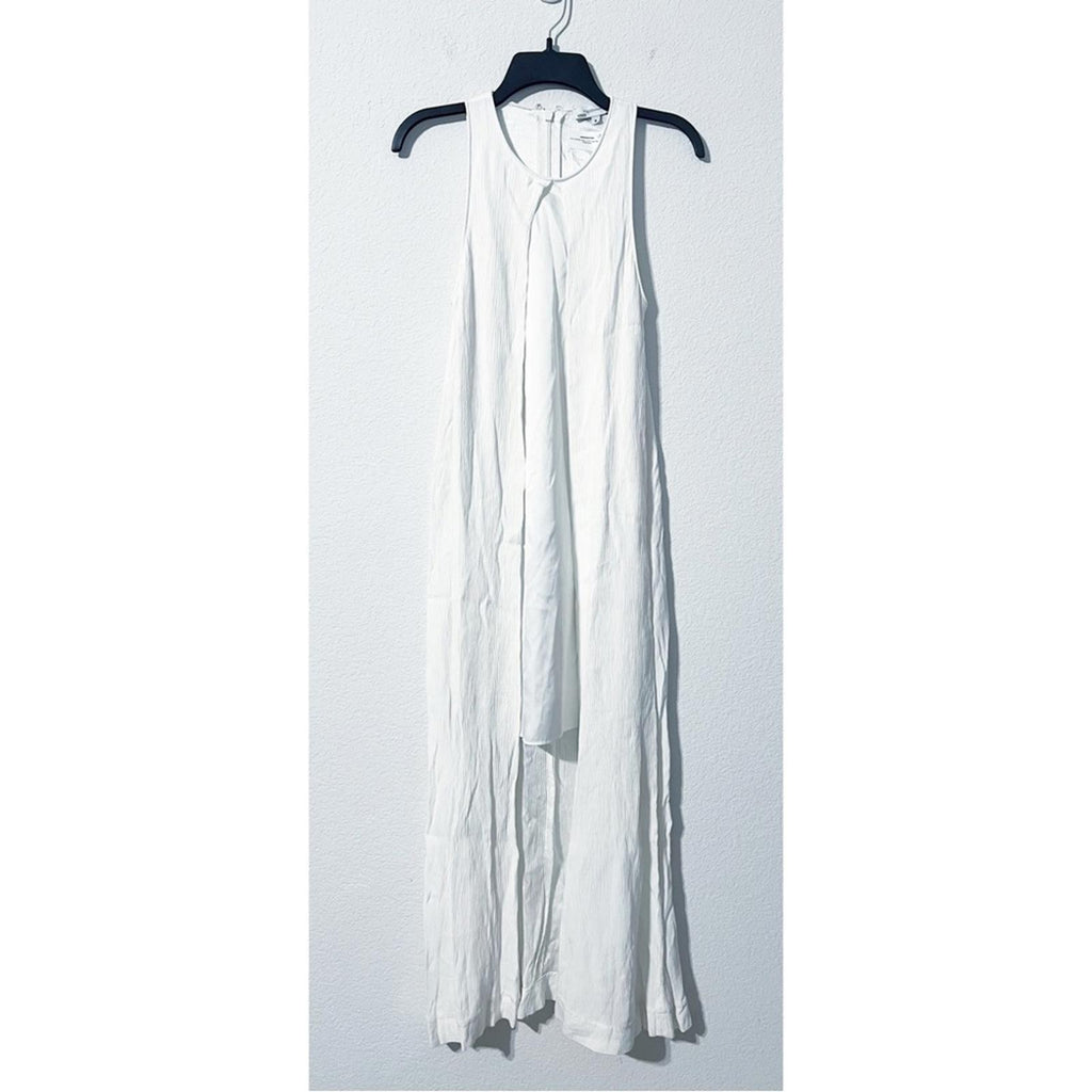 Rosetta Getty Cape Mini Dress in White, Size 8, Retail $425