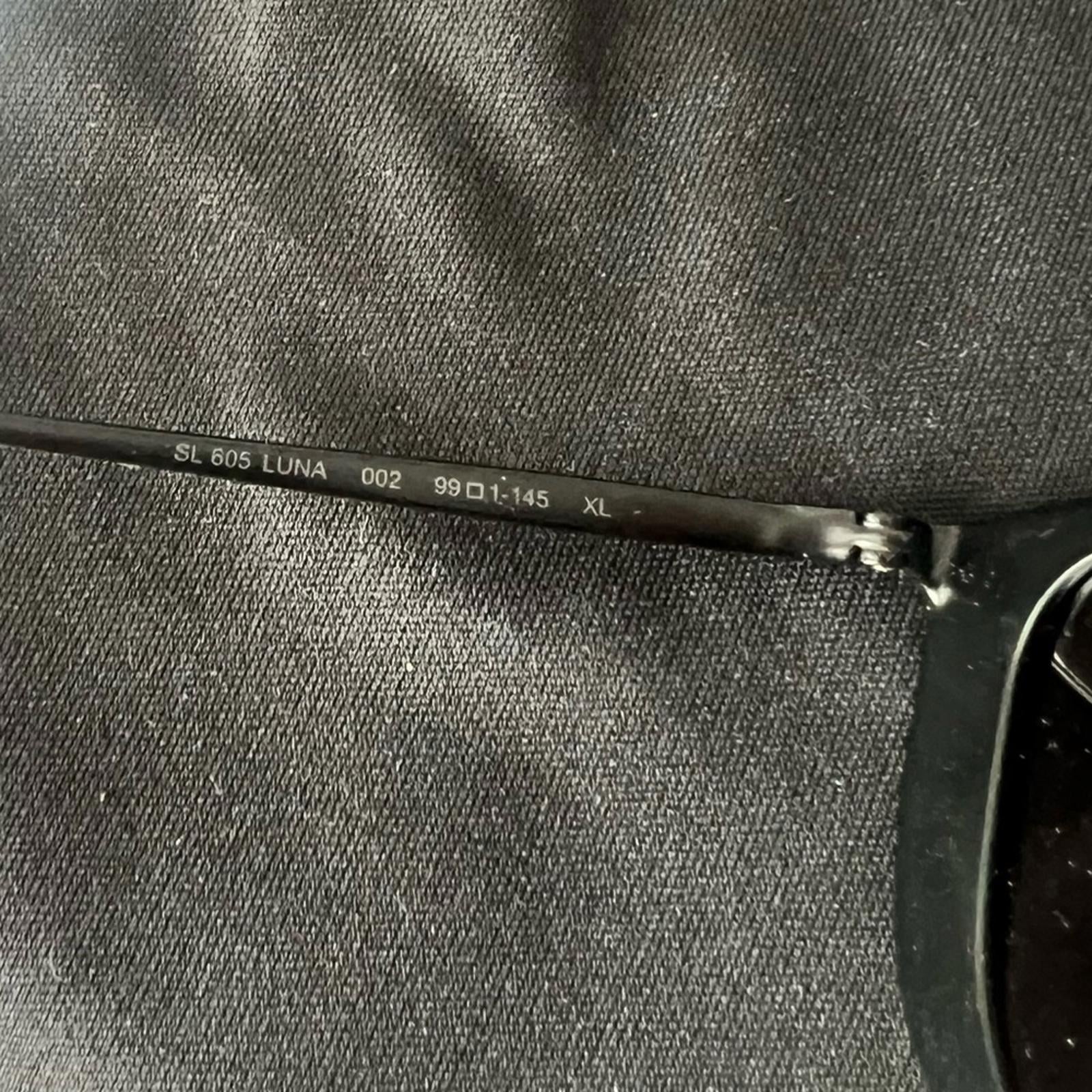 Saint Laurent 605 Luna Rectangular Sunglasses -002 99 S NEW w/Tag $740