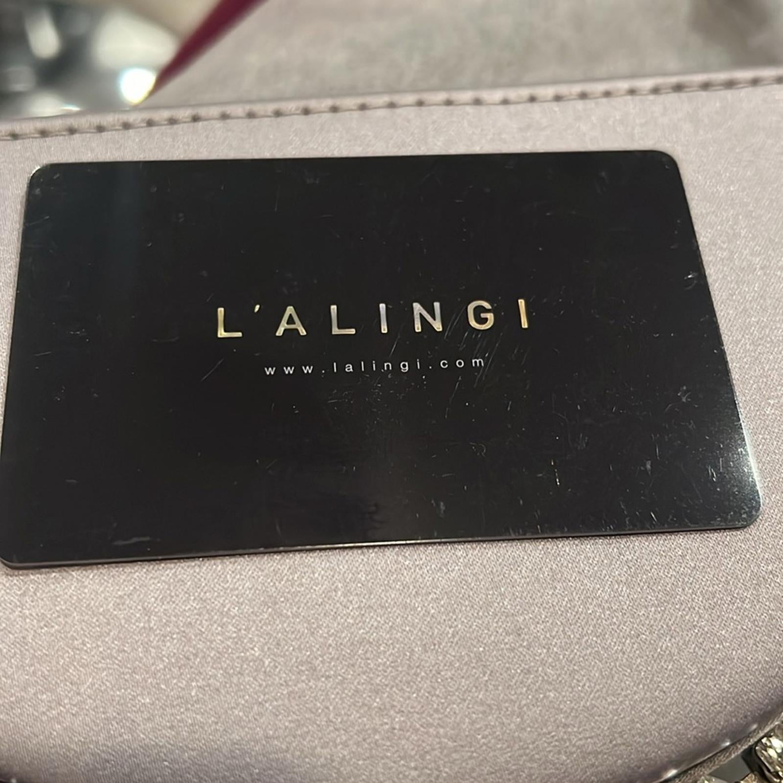 L’Alingi Eternity Satin Clutch Bag + Certificate of Authenticity EXCELLENT $1075