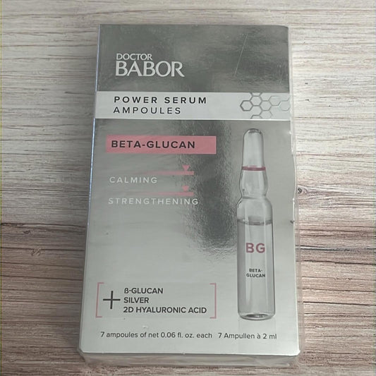 BABOR 7 Beta-Glucan Power Serum Ampoules NEW in Box & SEALED