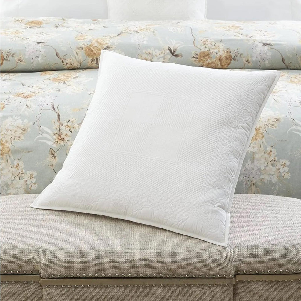 Ralph Lauren Shirley Euro Sham in White, New w/Tag