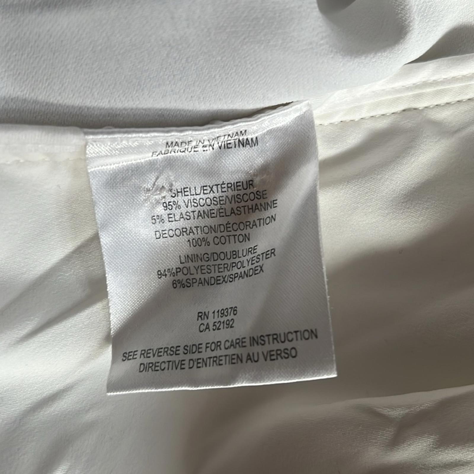 Helmut Lang Belted Blazer in White, Size 8 EXCELLENT!