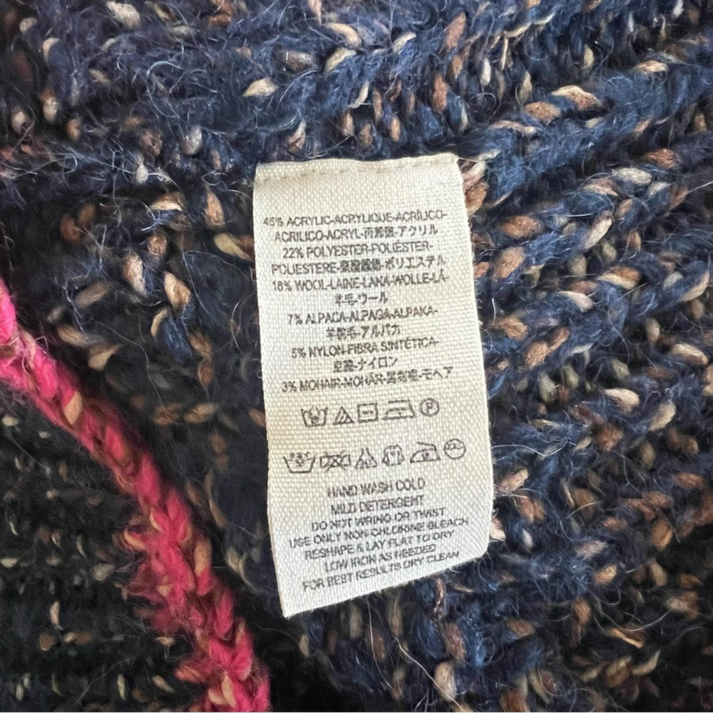 Free People Echo Wool-Blend Pullover, Oversized Size XS