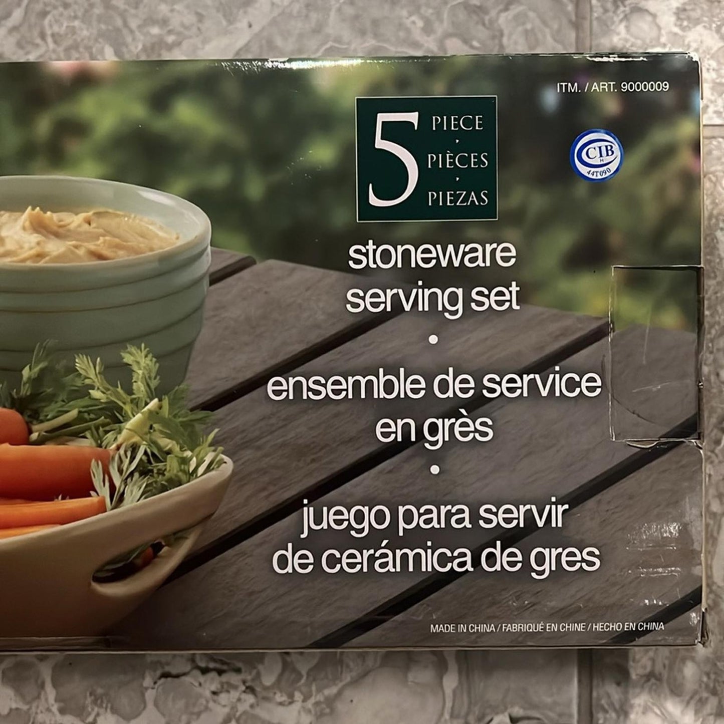 5-Piece Stoneware Serving Set (New in Box)