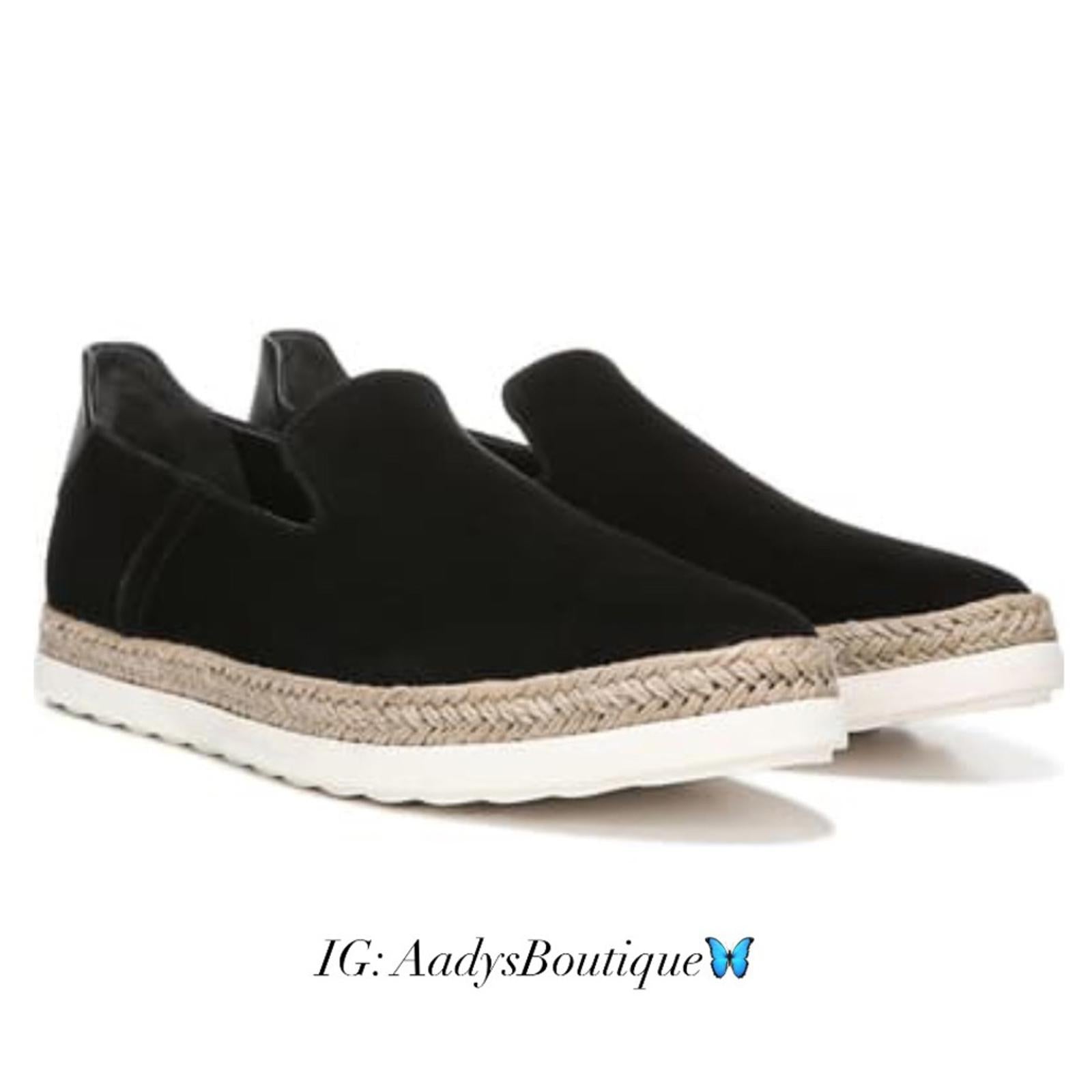 Vince Dillon Black Sneakers, Size 8, New in Box