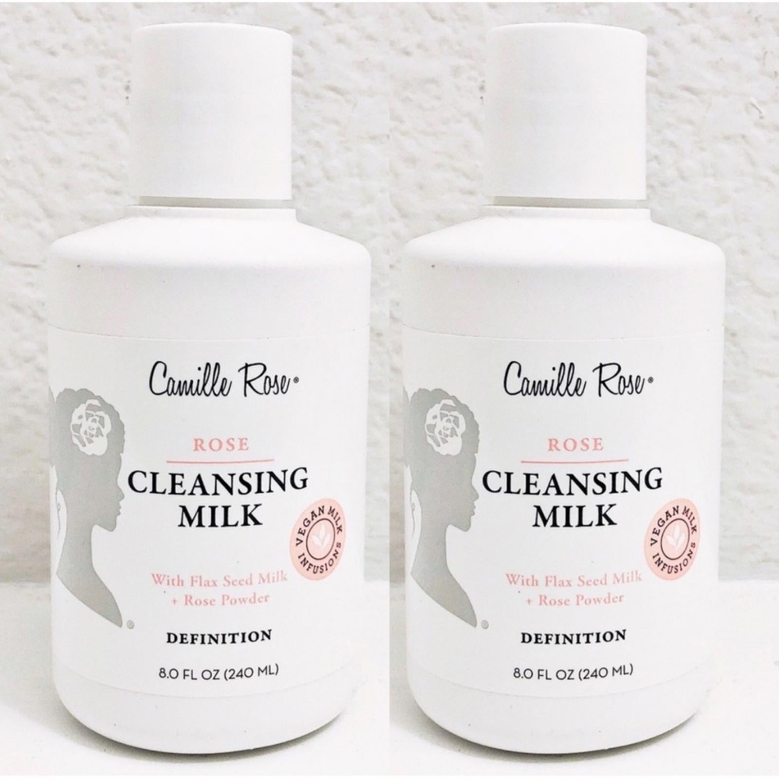 X2 Camille Rose Cleansing Milk With Flaxseed + Rose Powder 16fl oz. NEW