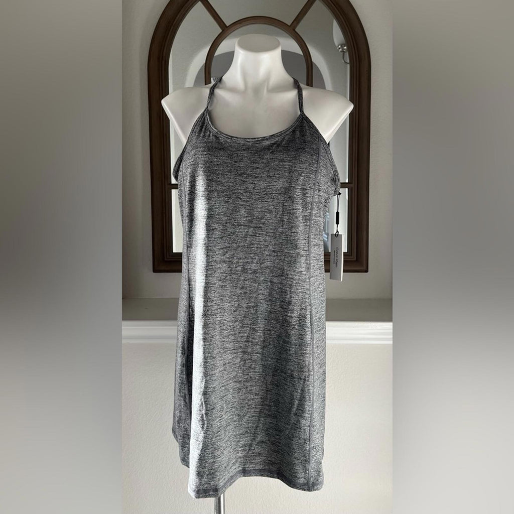 Calvin Klein Performance Exercise Dress, Heather Grey, New w/Tag Retail $89.50