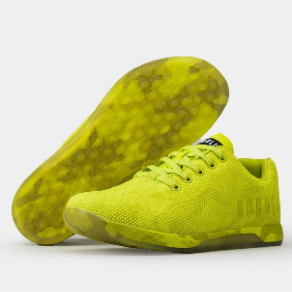 NOBULL Impact Neon Camo Sneakers SuperFabric Trainers Size 6.5 EU 37 New in Box