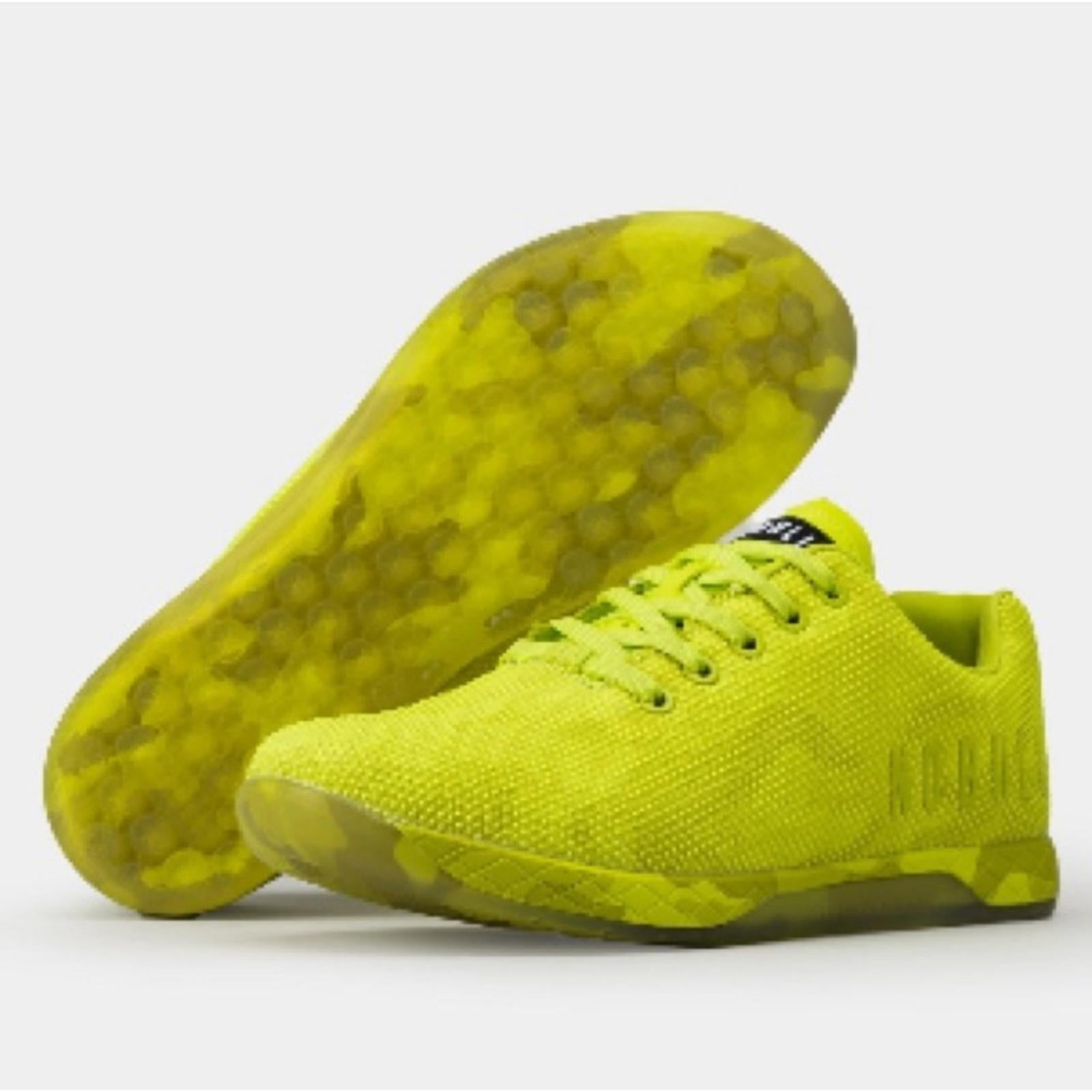 NOBULL Impact Neon Camo Sneakers SuperFabric Trainers Size 6.5 EU 37 New in Box