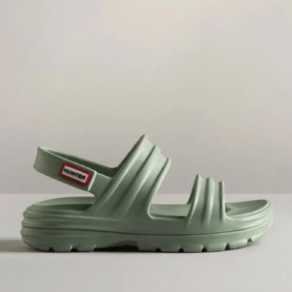 HUNTER Bloom Algae Foam Sandals in Sweet Gale Green, Size 11 New in Box