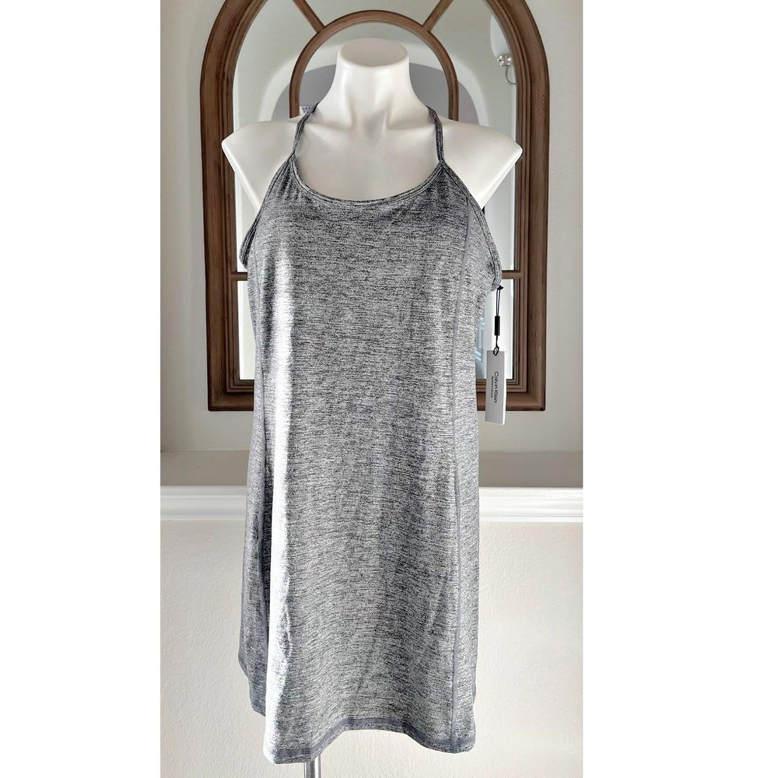 Calvin Klein Performance Exercise Dress, Heather Grey, New w/Tag Retail $89.50