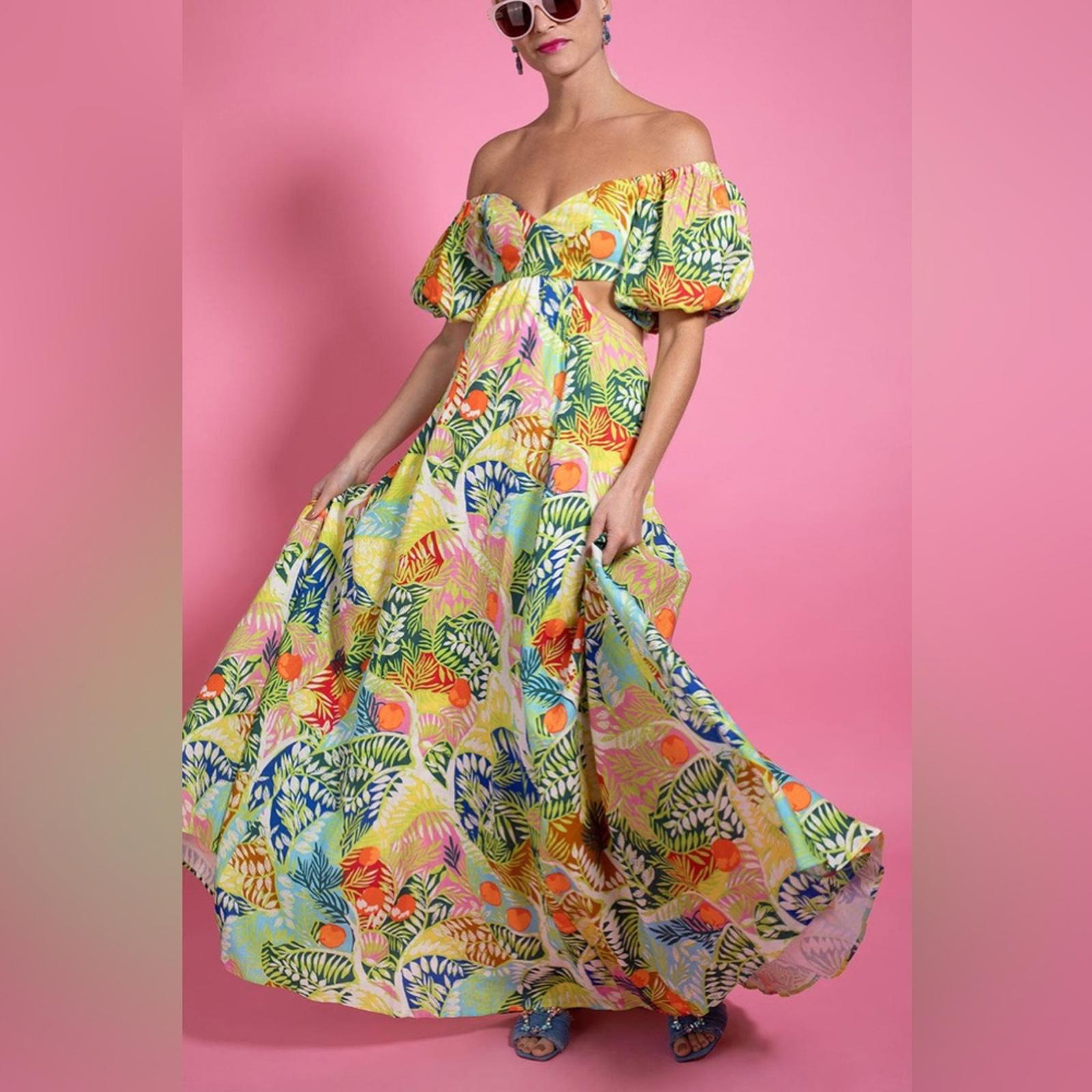 STAUD Coliseum LINEN Maxi Dress, Oh So Gorgeous! Size 4 New w/Tag SOLD OUT!