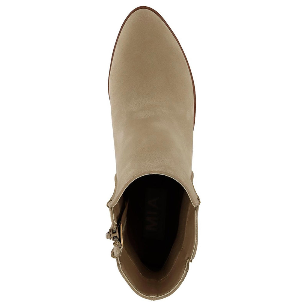 MIA Charlize Lolo Western Ankle Booties in Stone/Tan, NWT, Size 7