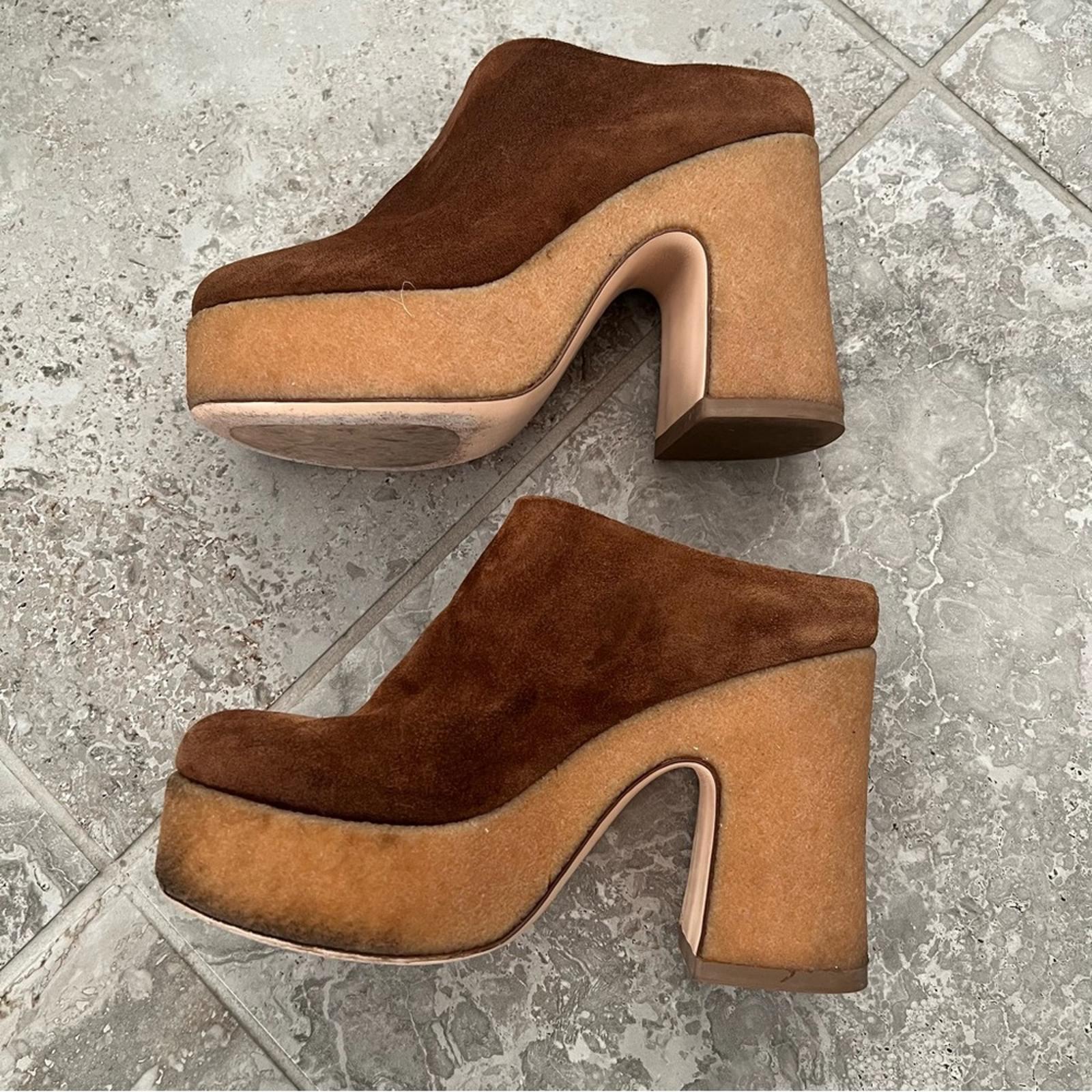 AGL Sista Mule - Cognac Size 38.5 Retail $545