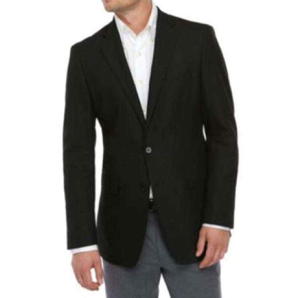 Calvin Klein Slim Fit Stretch Textured Sport Coat in Black, Size 41L NWT $295