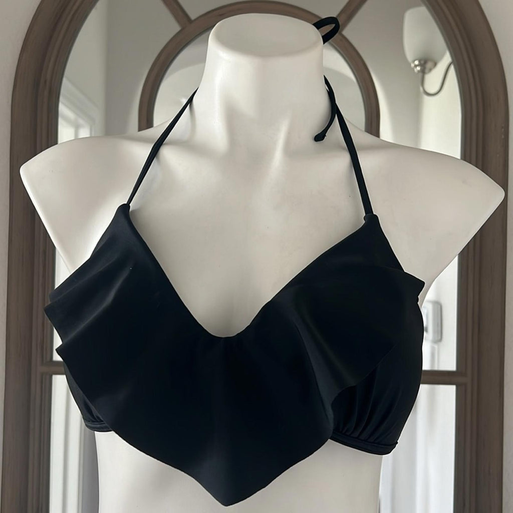 Gianni Bini Black Bikini Top, Size M New w/o Tag