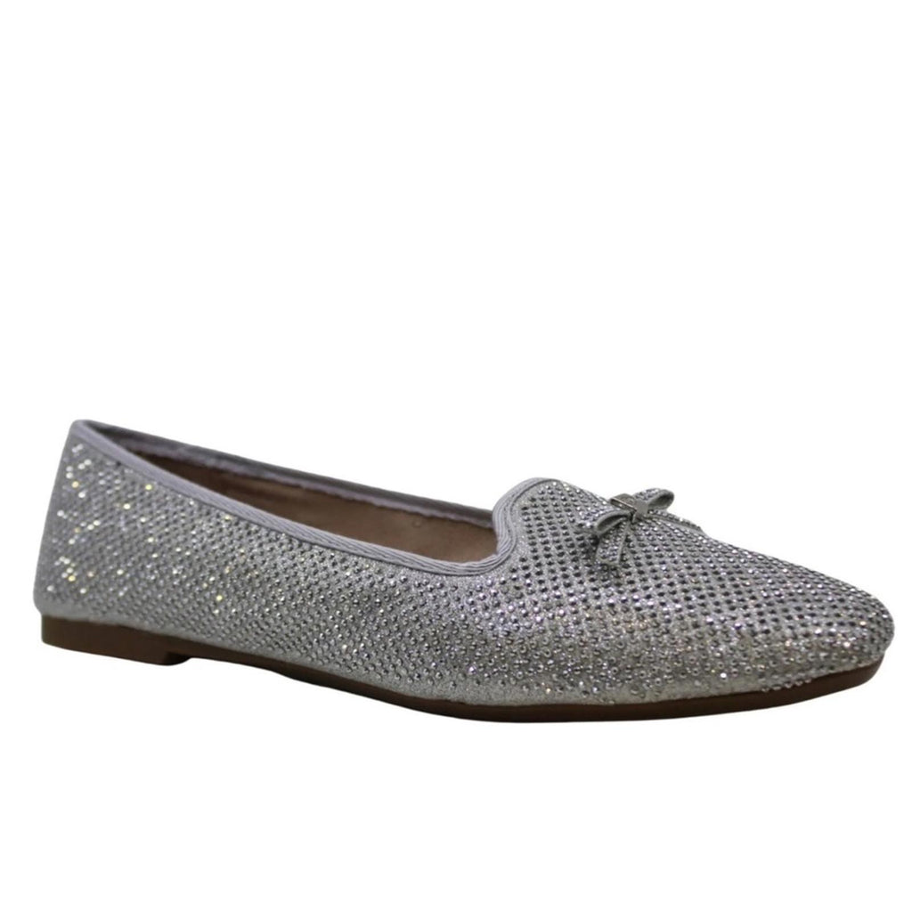 NEW Charter Club Kimii Evening Deconstructed Loafers, Pweter Bling Size 8M