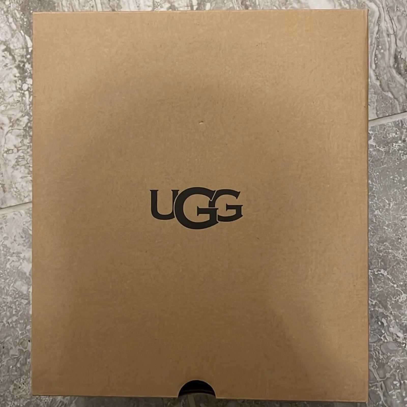 UGG Genuine Sheepskin Lined Leopard Print Boots, Size 7 New in Box