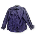 KENZO Homme Iridescent Long-Sleeve Dress Shirt in Purple, Size 43/17 EXCELLENT!