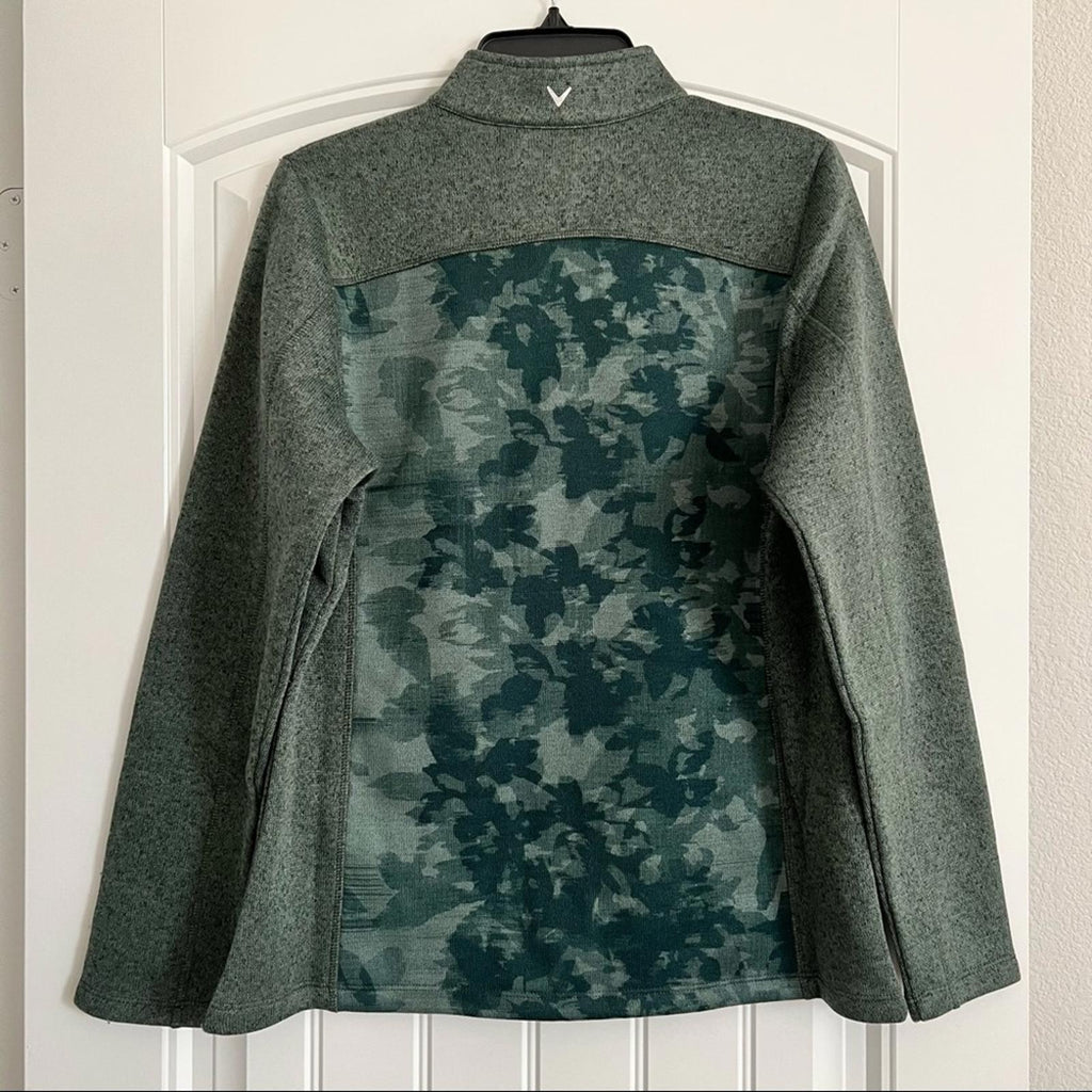 Callaway Weather Series Jacket in Jungle Green Heather Size L New w/Tag $85