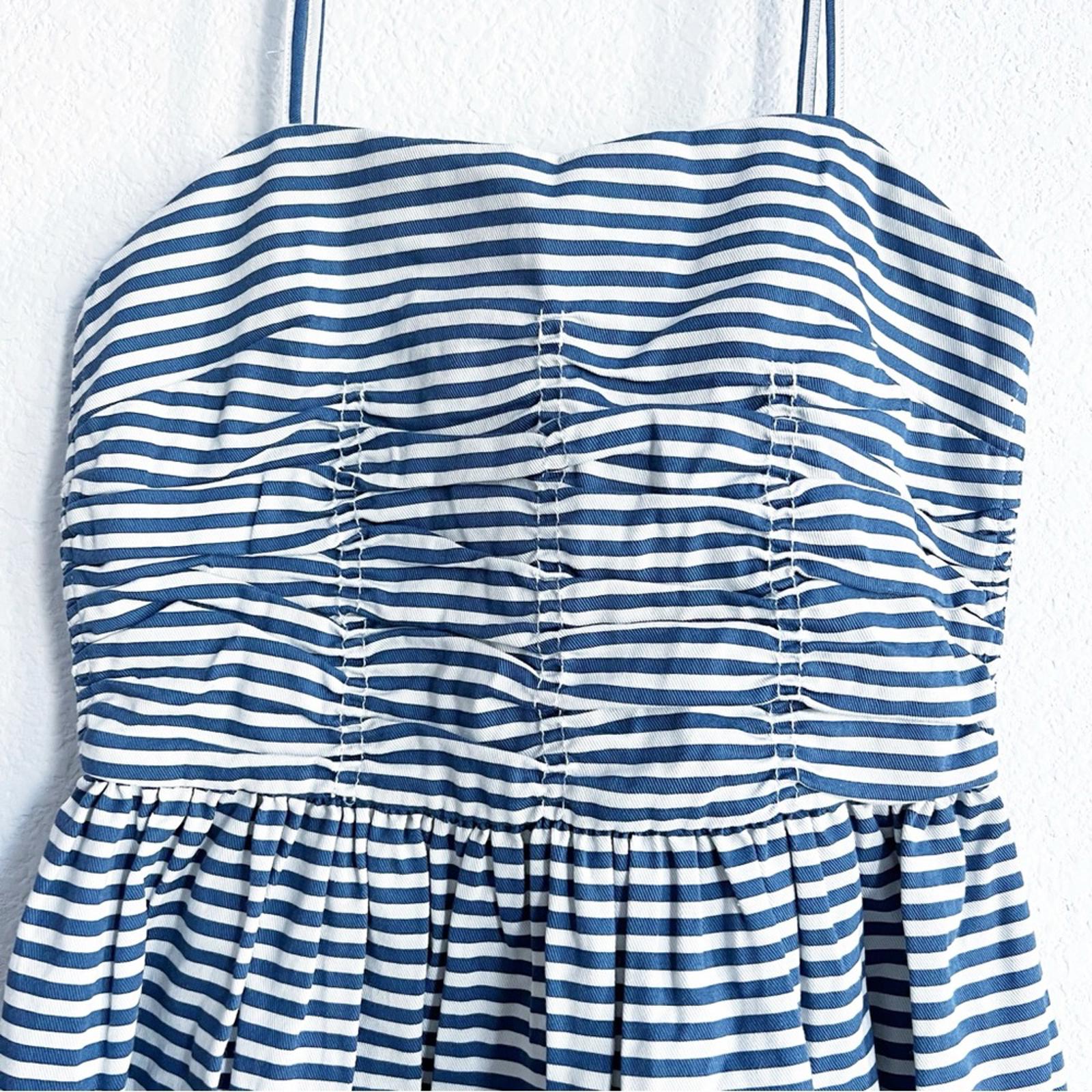 Polo Ralph Lauren Girl's Striped Cotton Sleeveless Dress in Blue, Size 10, NWT