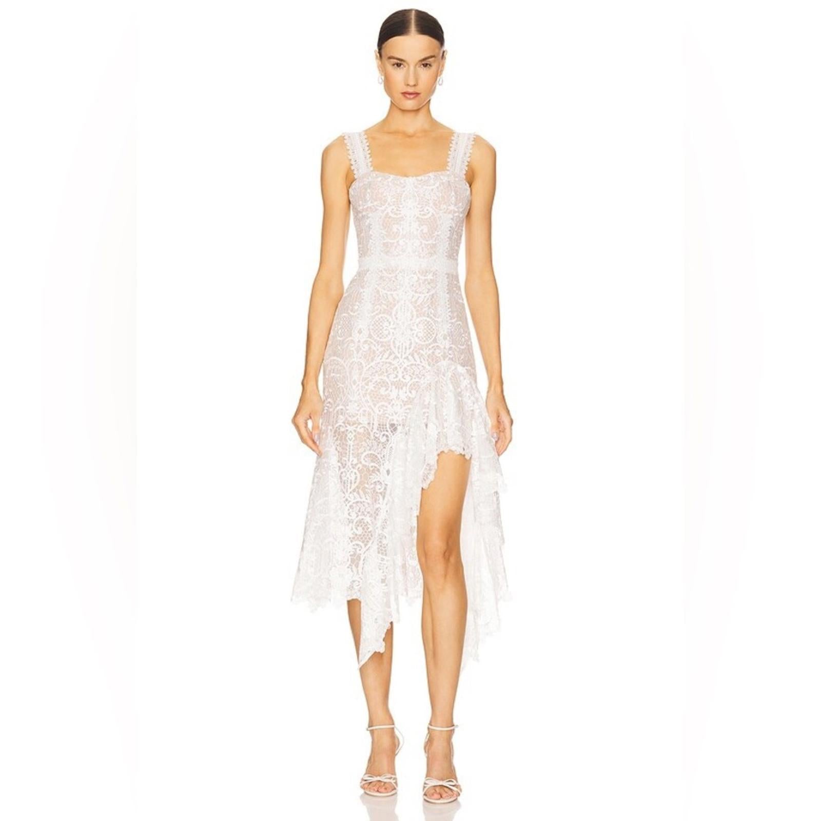 Bronx and Banco Tiffany Blanc Dress in White, Revolve, NWT, Size 4