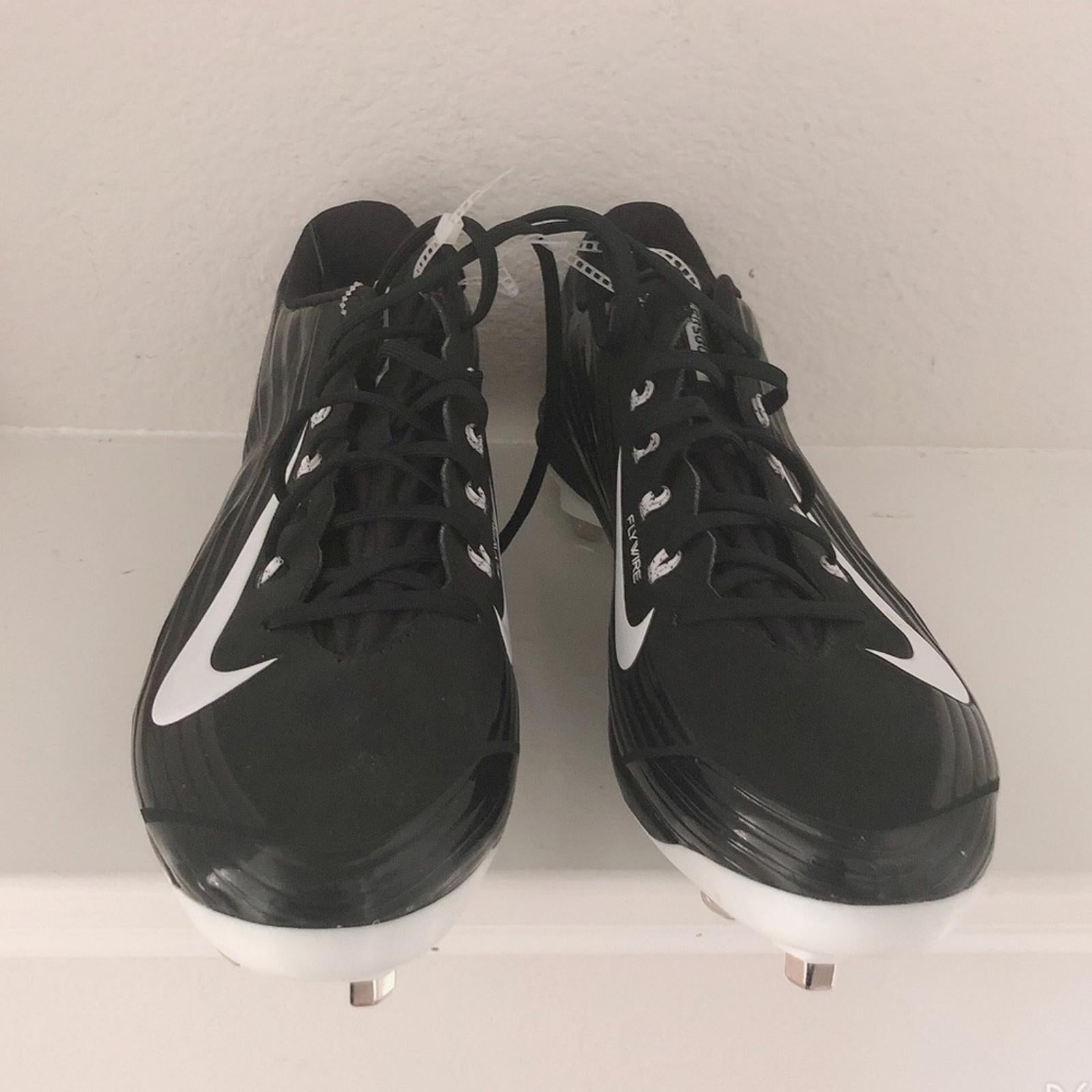 Nike Baseball Lunar Vapor Black Cleats Athletic Men’s Shoes Size 14 NEW w/o Box