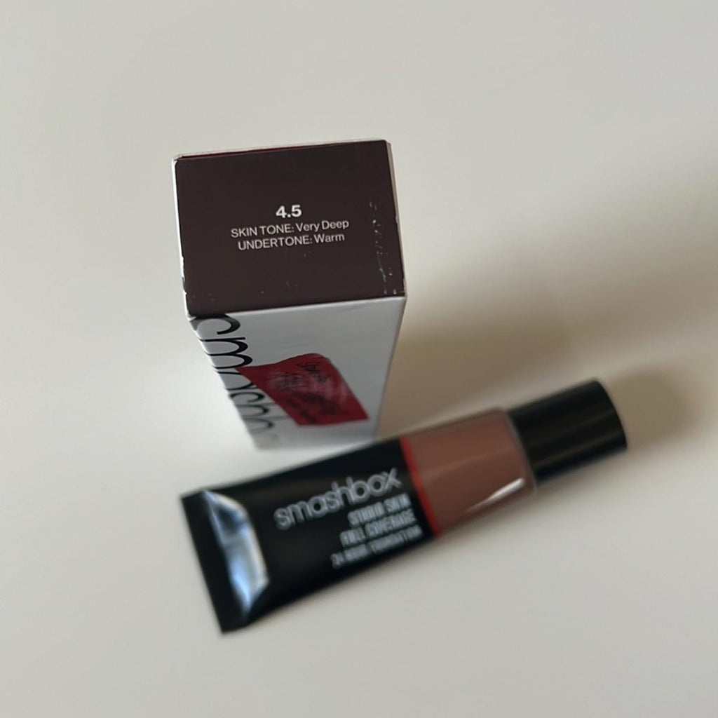 Smashbox Studio  (4.5 Very Deep Warm) Skin Full Coverage 24Hr Foundation NEW