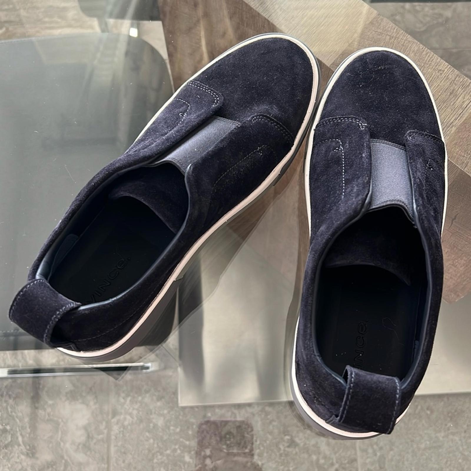 Vince Ranger Suede Slip On Low Top Sneakers, Purple Size EU42 | US8.5 EXCELLENT!