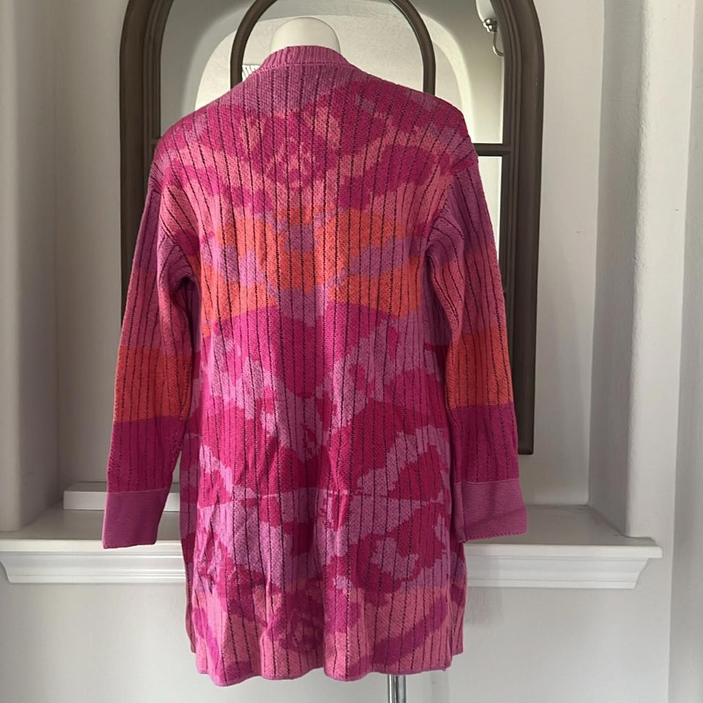 NIC+ZOE Sun Chaser Cardigan in Pink Multi, Size S, New w/Tag $168
