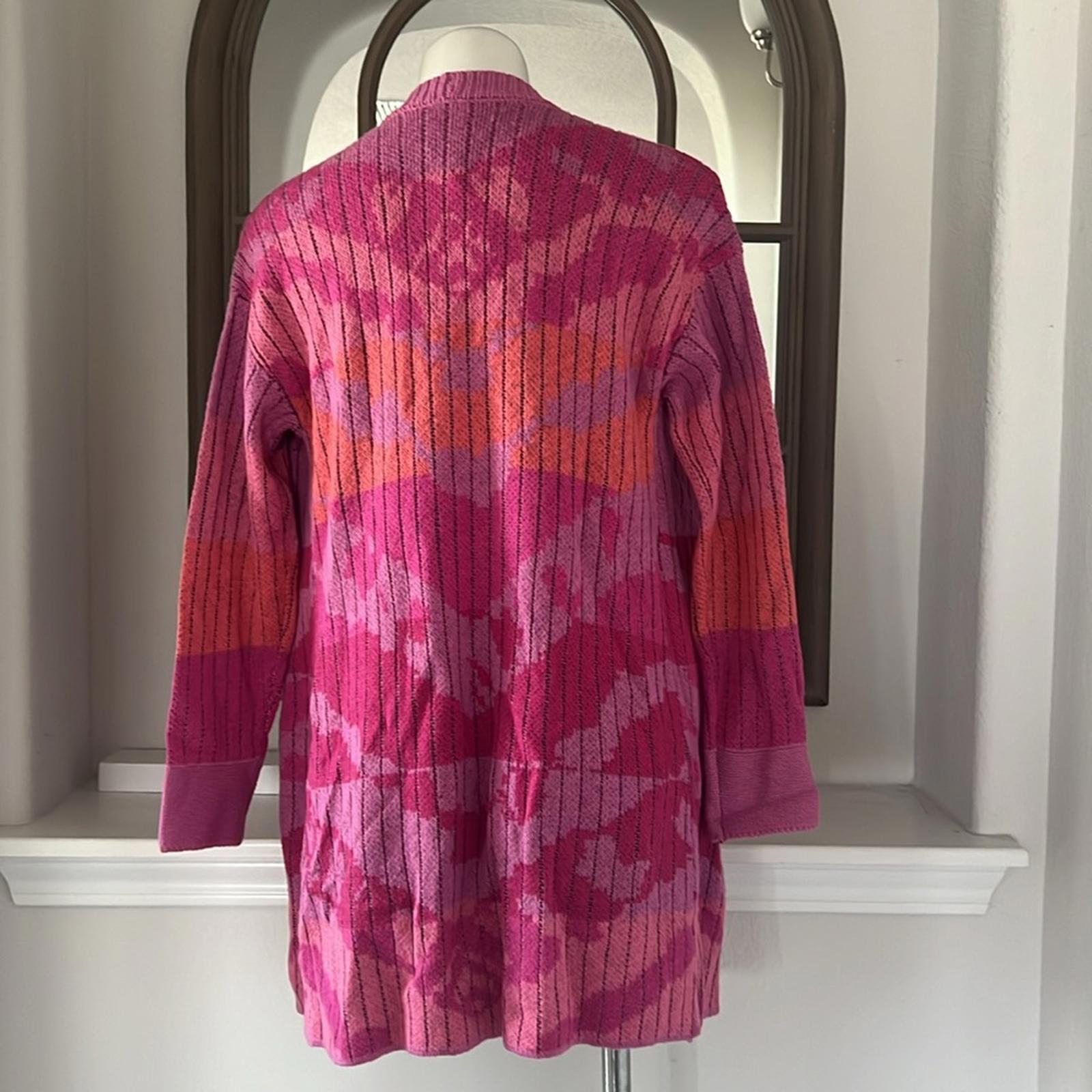 NIC+ZOE Sun Chaser Cardigan in Pink Multi, Size S, New w/Tag $168