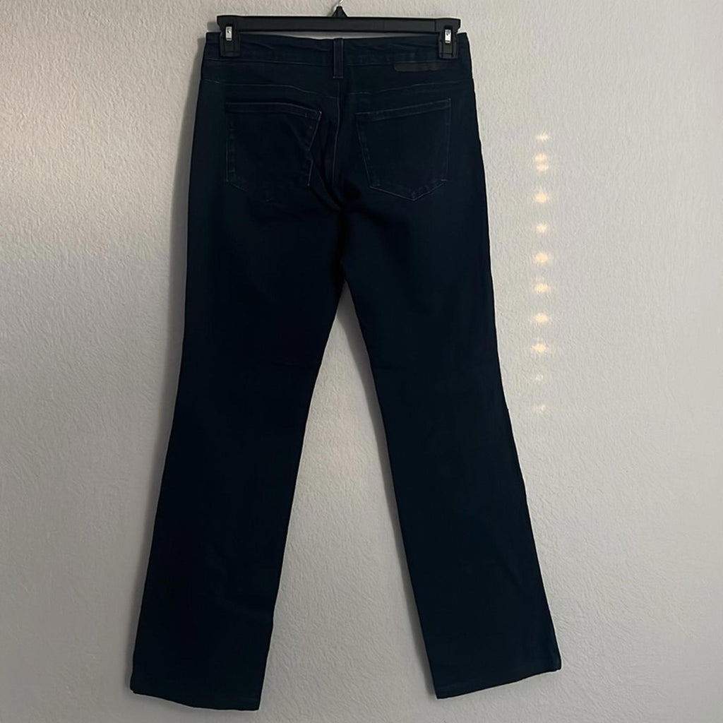 Stella McCartney Seamed Dark Wash Flare Mid-Rise Jeans, Size 26