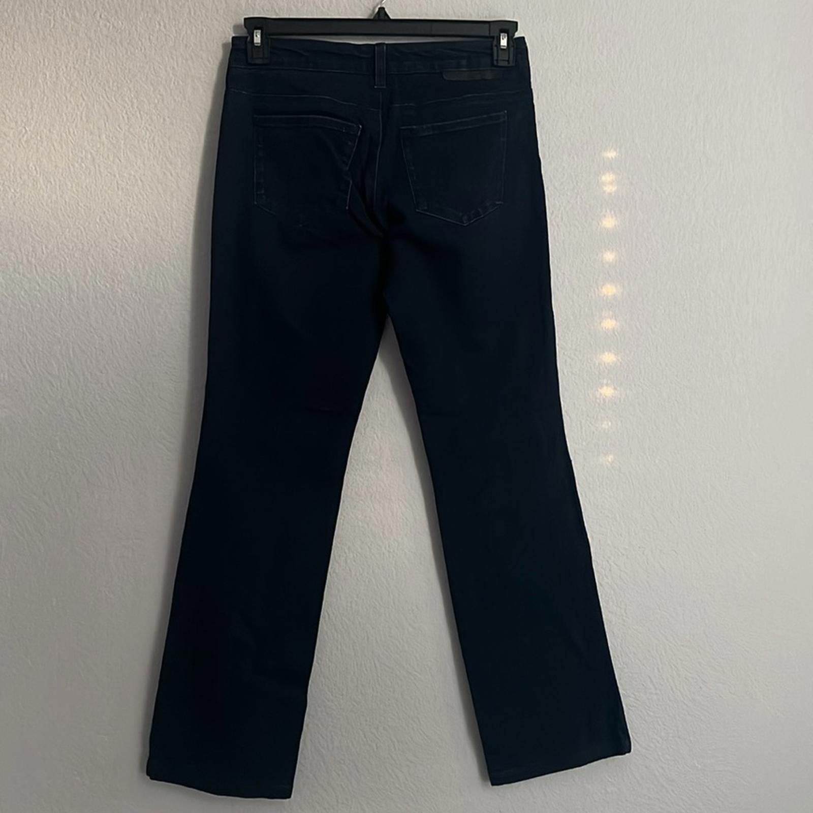 Stella McCartney Seamed Dark Wash Flare Mid-Rise Jeans, Size 26