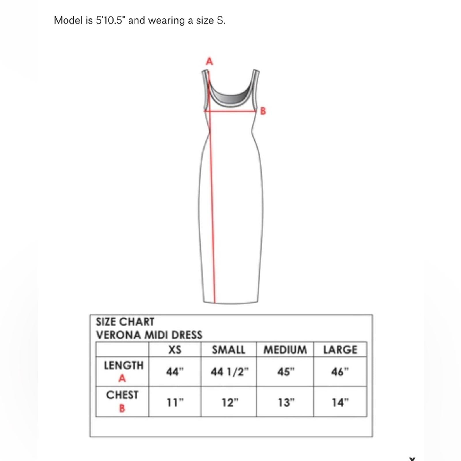 NEW Cotton Citizen Verona Midi Dress, Size L New without Tag Retail $185