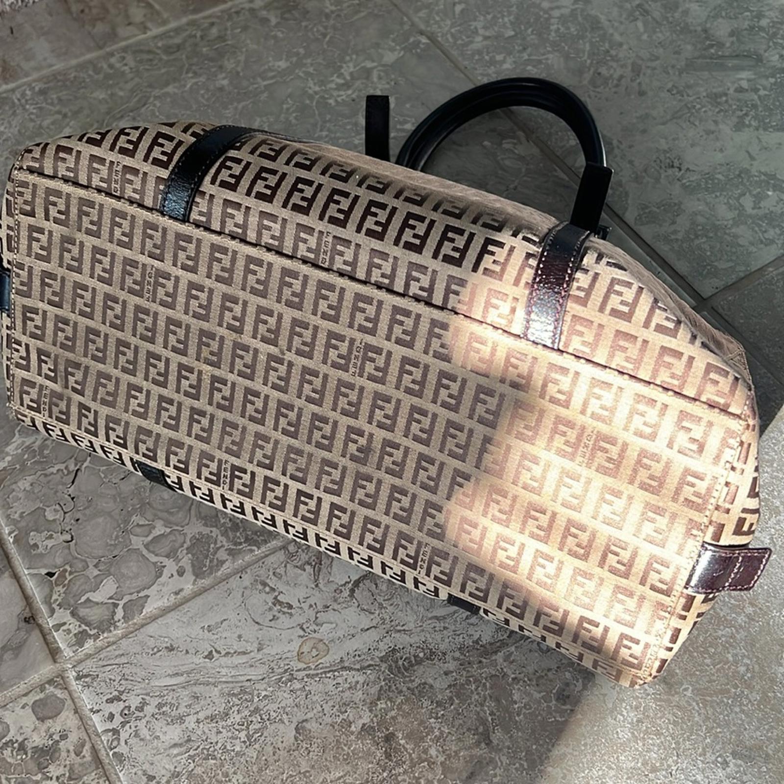 Fendi Zucchino Canvas tote bag EXCELLENT!