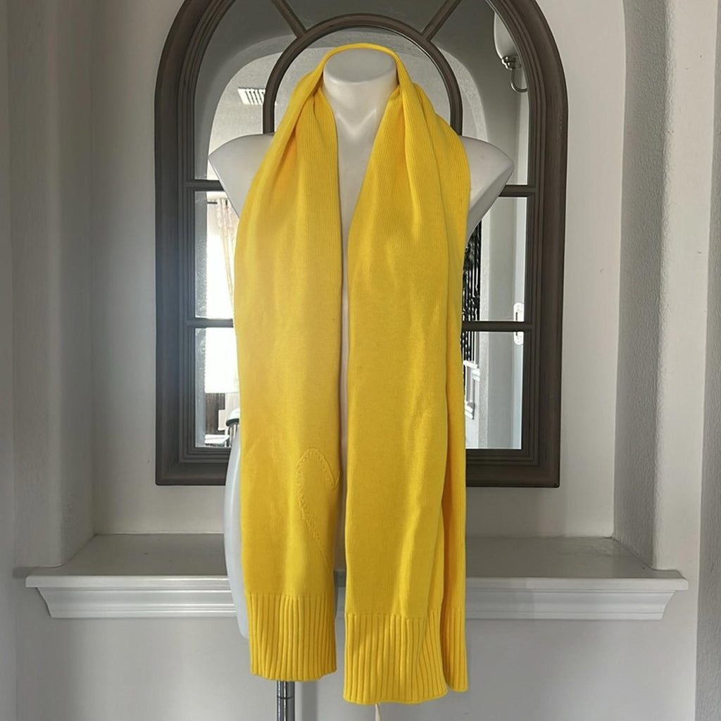 Kerri Rosenthal Sunshine Scarf in Yellow, One Size New w/Tag $198