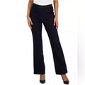 NEW Anne Klein High Rise Pull On Flared Pants, Onyx Wash, US 12 New w/Tag $89