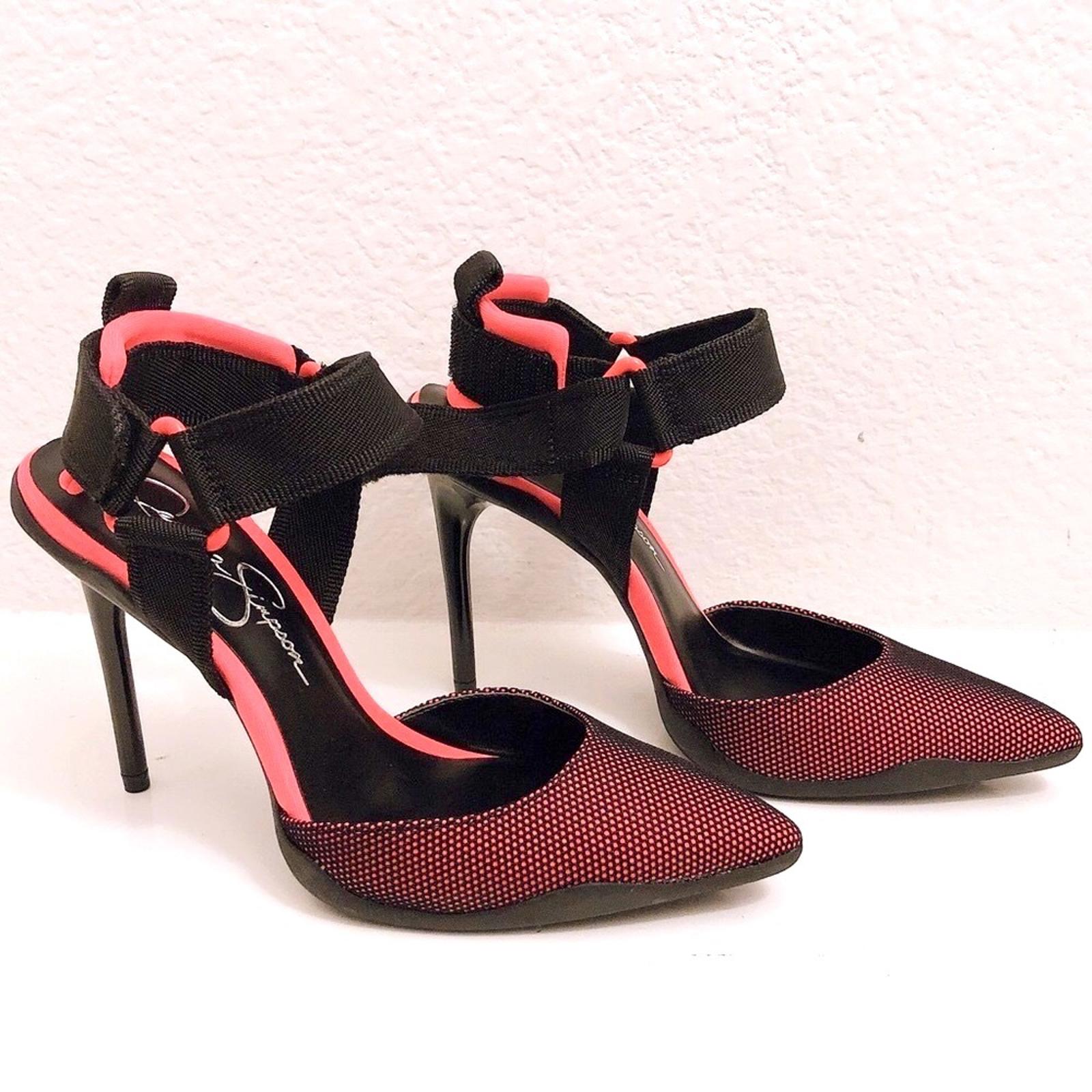 Jessica Simpson Gazelle Pump Pointed Toe in Pink & Black, Size 7M New in Box