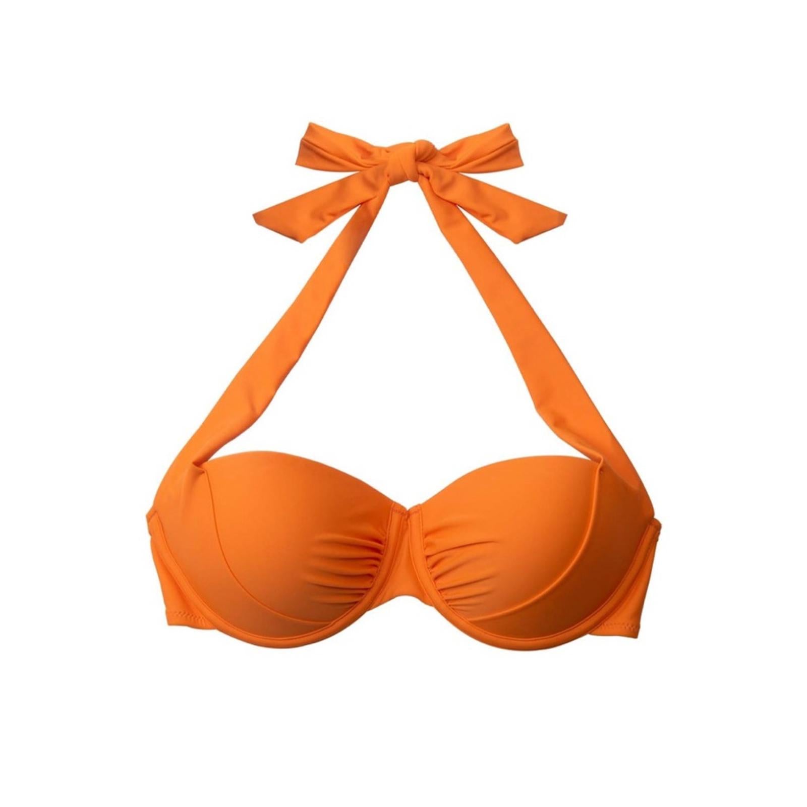 CUPSHE Halter Push Up Bikini Top with Underwire, Size M New w/o Tag