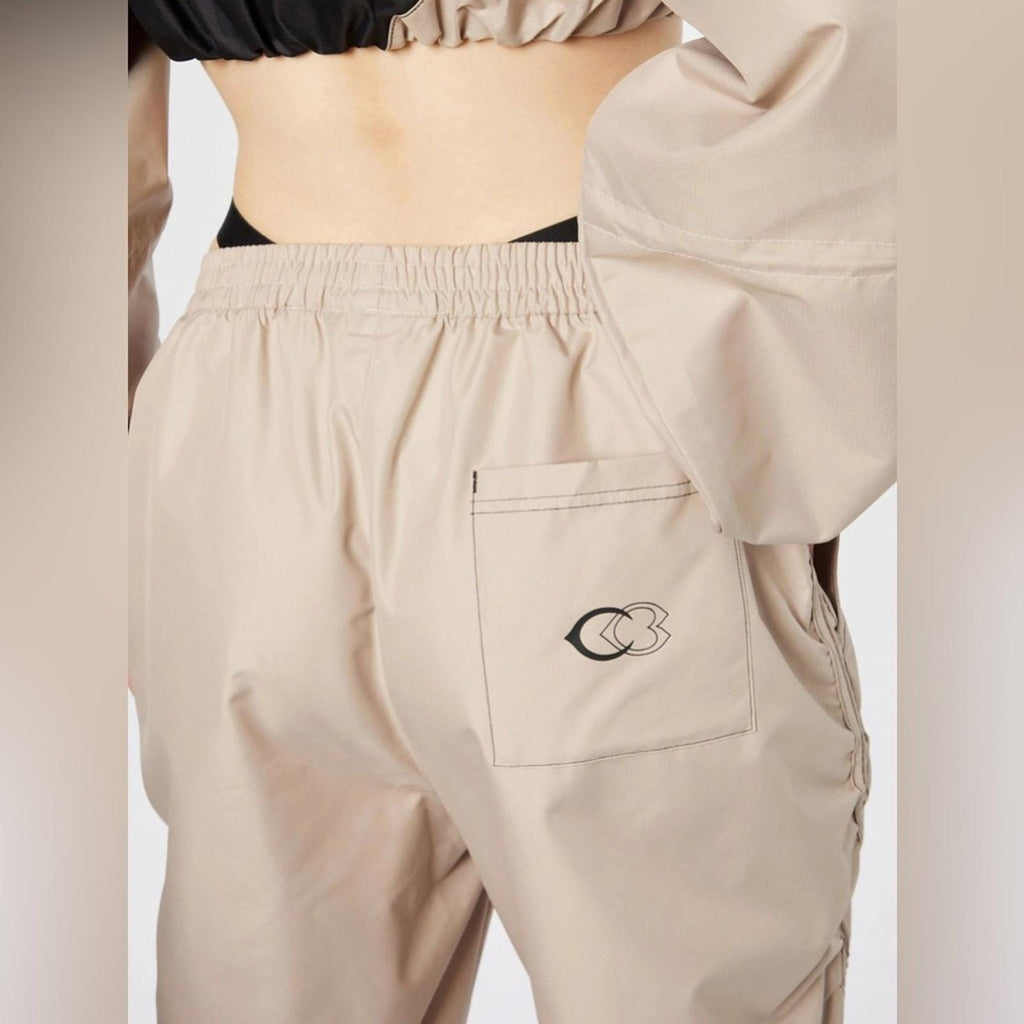 Reebok x Cardi B. Modern Beige Straight-Leg Pants, Plus Size 2X New w/Tag