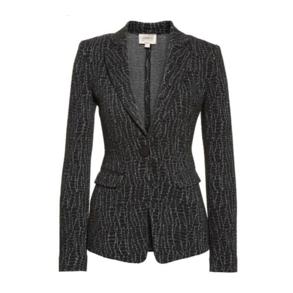 Armani Collezioni Blazer (Made in Italy) Animal Print Size 10, New w/Tag $1,495