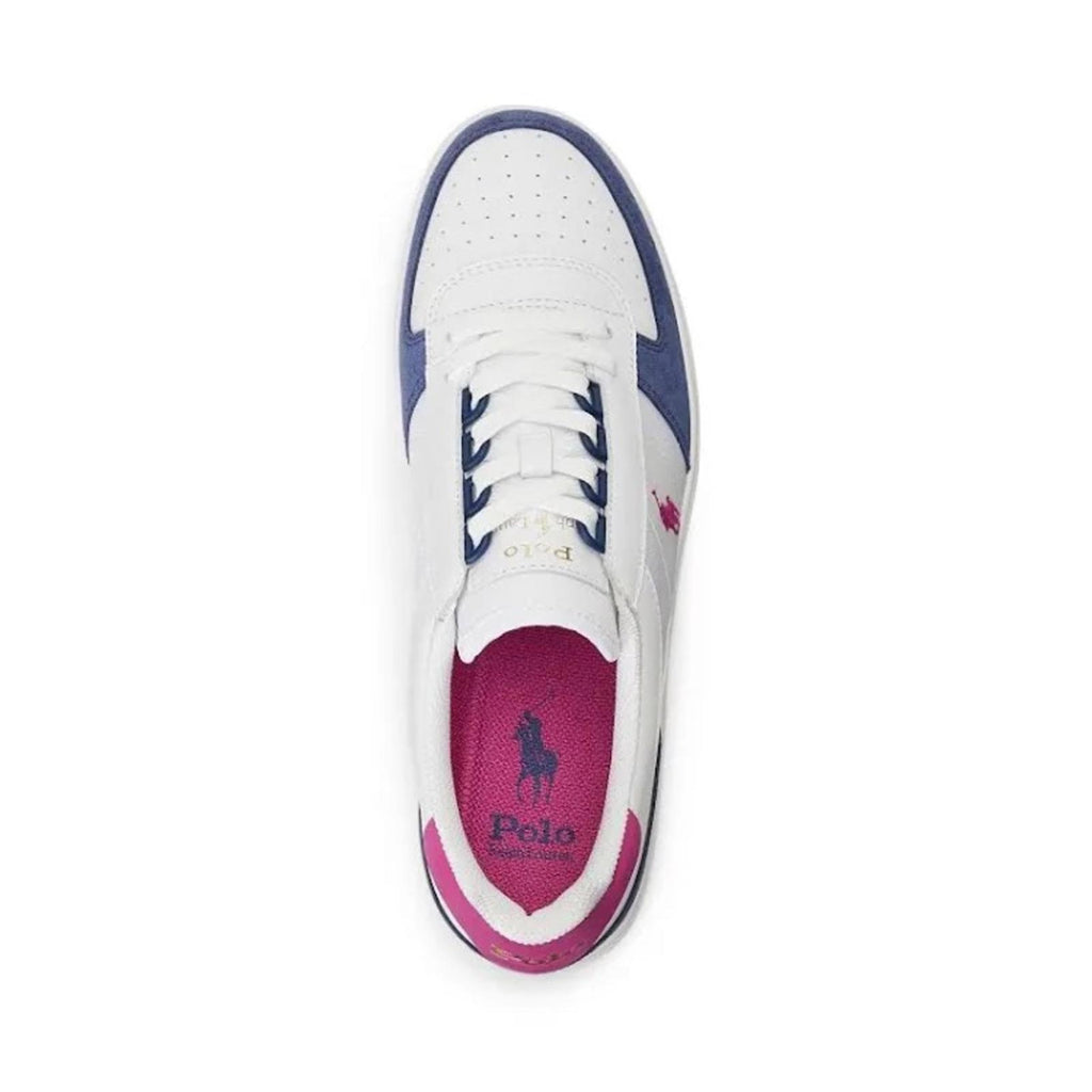 Polo Ralph Lauren Court Leather-Suede Sneakers in White Size 9, New SOLD OUT!
